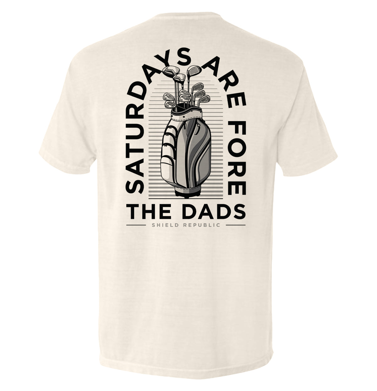 Saturdays Are For The Dads Golf Grey