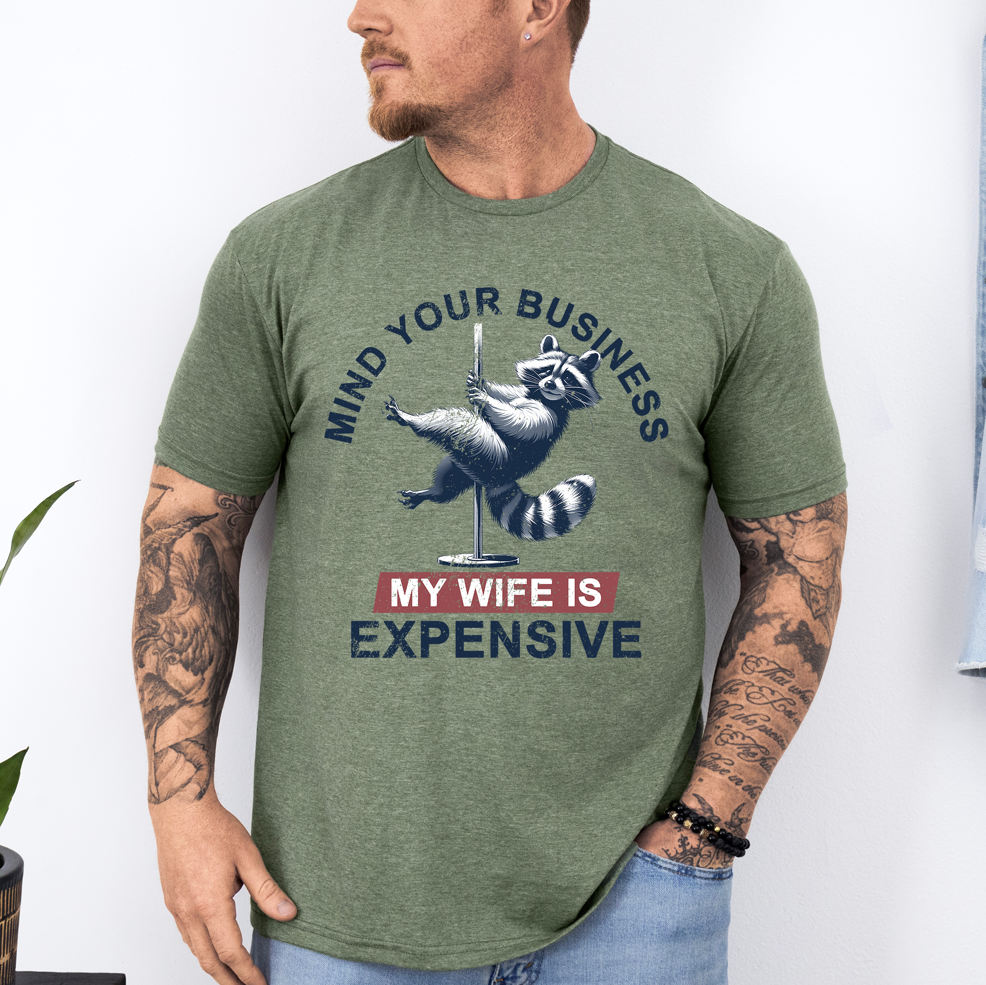Mind Your Business Raccoon Tee
