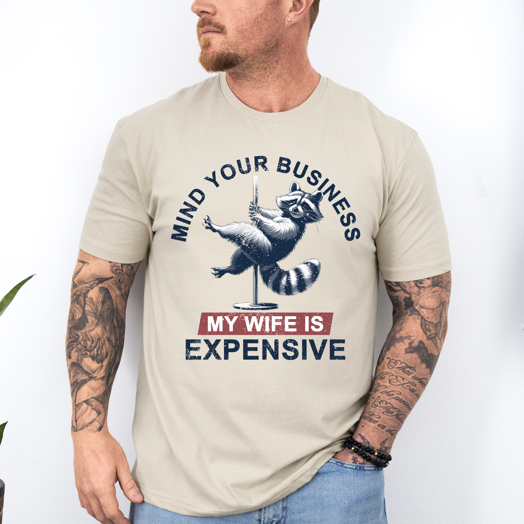 Mind Your Business Raccoon Tee