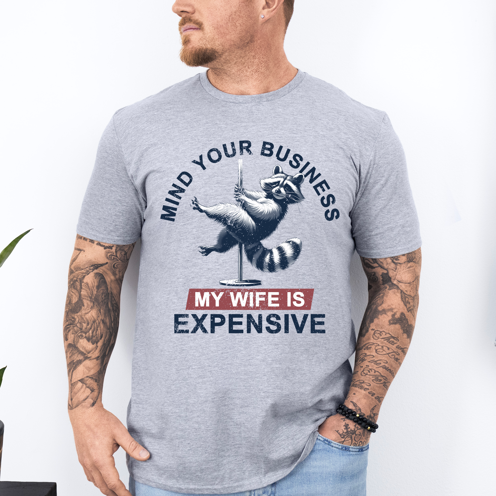 Mind Your Business Raccoon Tee