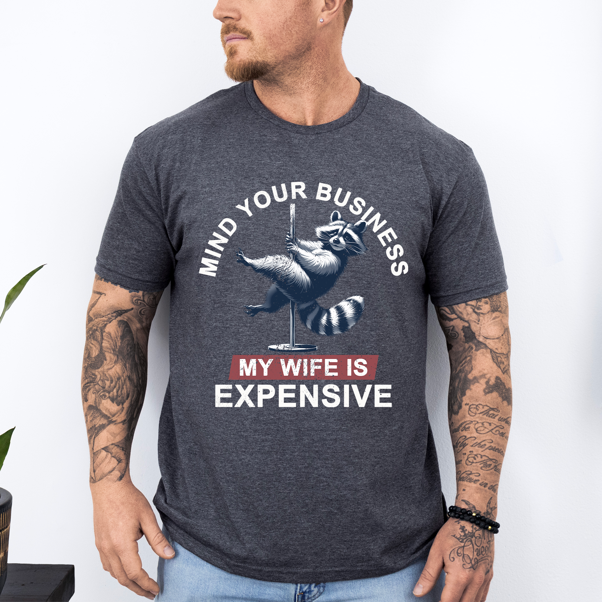 Mind Your Business Raccoon Tee