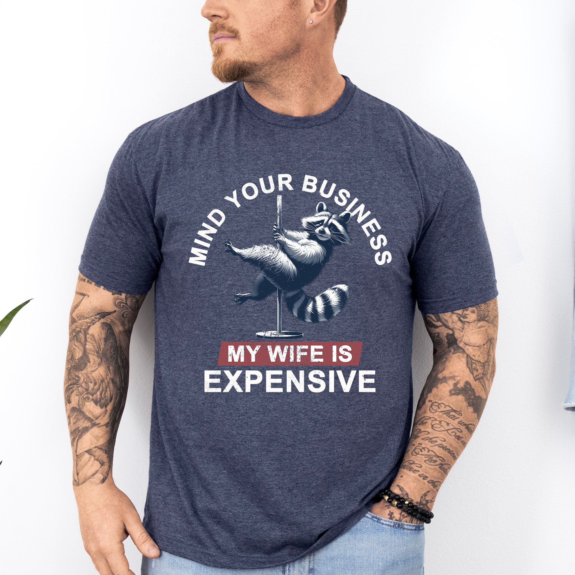Mind Your Business Raccoon Tee